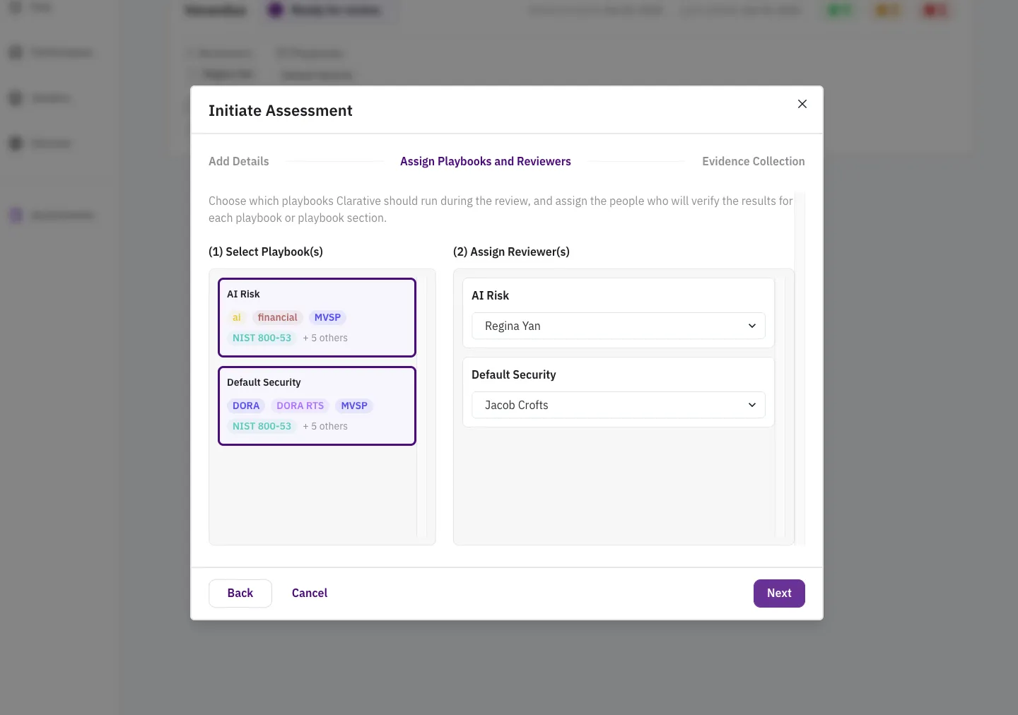 Assessment Reviewers